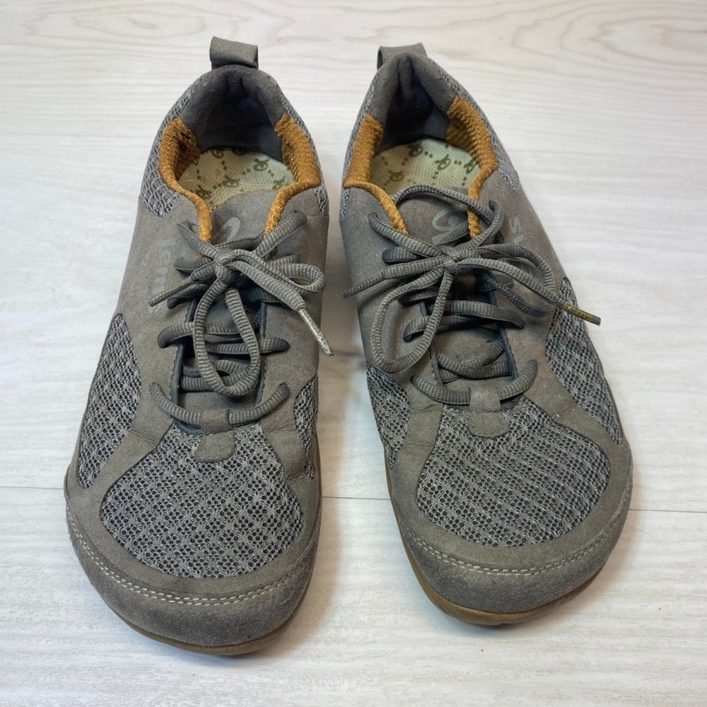 Lems Unisex 41 Primal 2 Barefoot Sneakers Grey Mesh Suede Zero Drop Minimalist